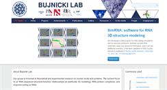 Desktop Screenshot of iimcb.genesilico.pl